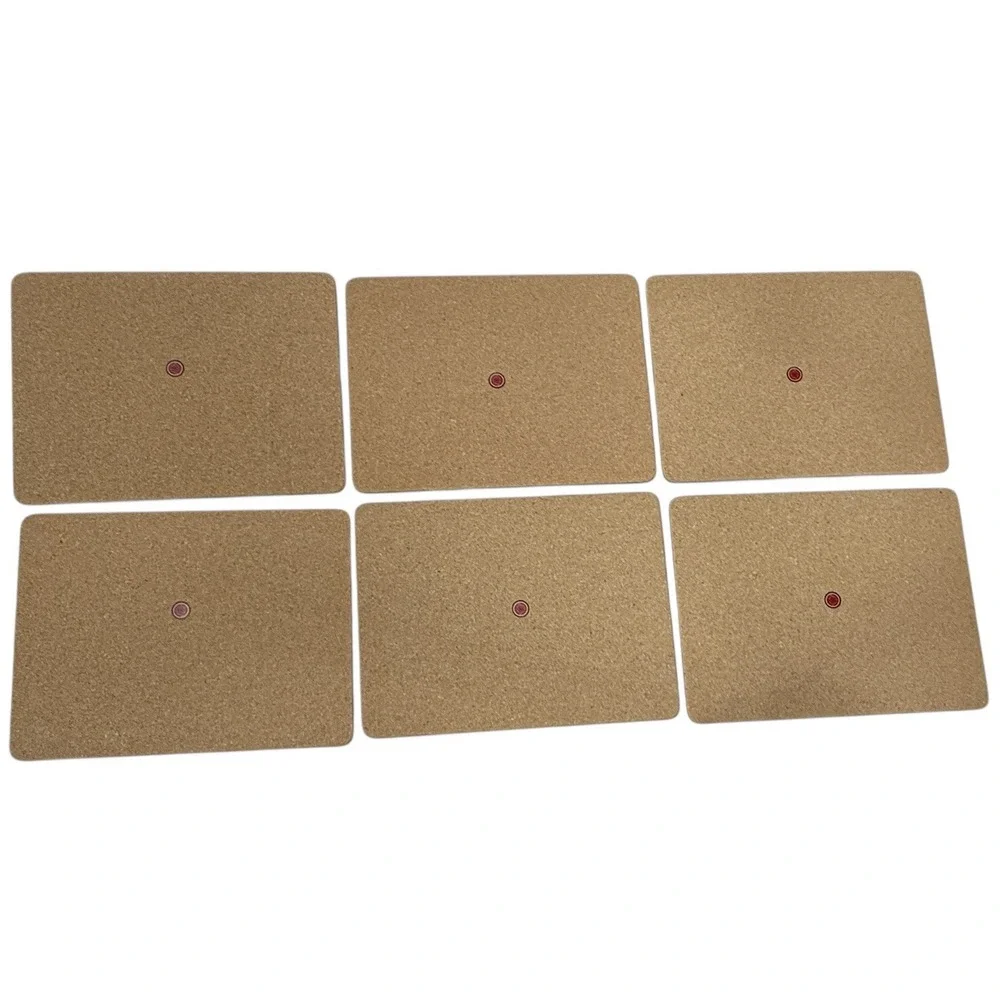 Pimpernel Rare Embroidery Pattern Cork Back Placemats Set Of‎ 6 In Box 9x12